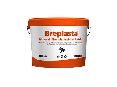 Breplasta Mineral Handspachtel Leicht - Weiße Universal-Spritzspachtelmasse