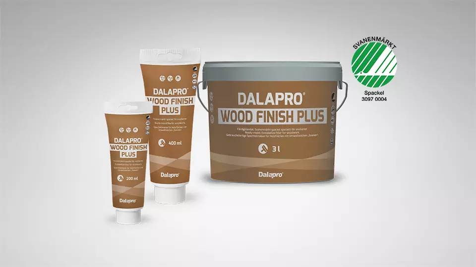 Umweltfreundliche Holzspachtelmasse - Dalapro Wood Finish Plus
