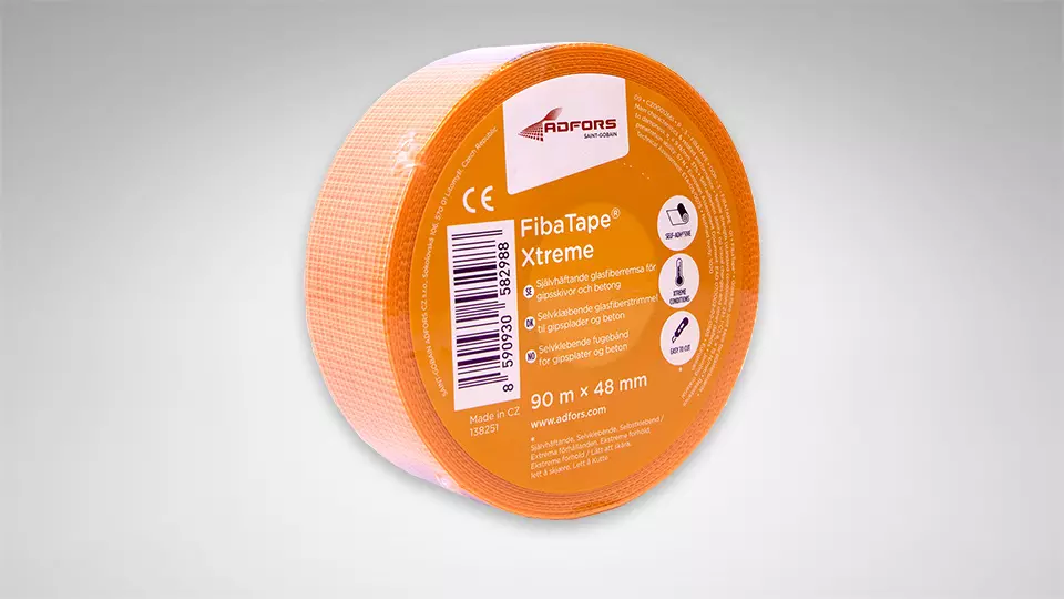 FibaTape Xtreme - Selbstklebender Bewehrungsstreifen aus Glasfaser