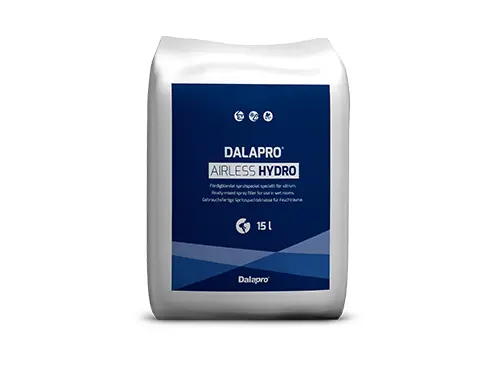 Dalapro Airless Hydro - Gebrauchsfertige blaue Spritzspachtelmasse für Feuchträume