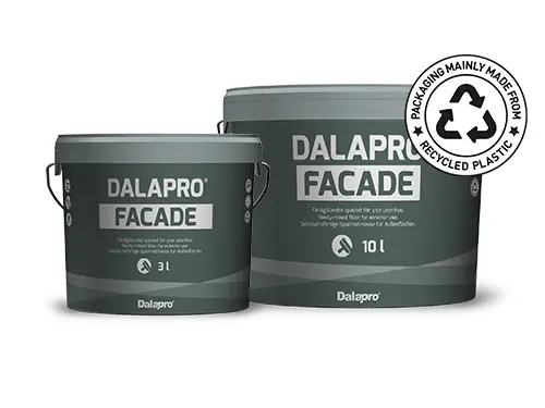 Dalapro Facade - gebrauchsfertige graue Handspachtelmasse für kleinere Ausbesserungsarbeiten