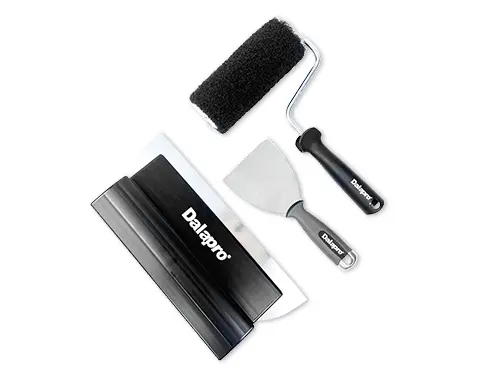 Werkzeugset für Rollspachtelung