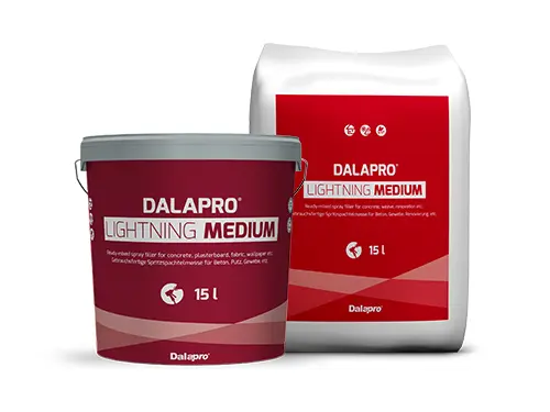 Dalapro Lightning Medium - Graue Universal-Spritzspachtelmasse