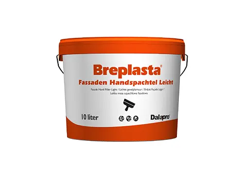 Breplasta Fassaden Handspachtel Leicht - Gebrauchsfertige graue Handspachtelmasse für Ausbesserungsarbeiten