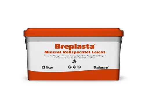 Breplasta Mineral Rollspachtel Leicht - Weiße Universal-Rollspachtelmasse