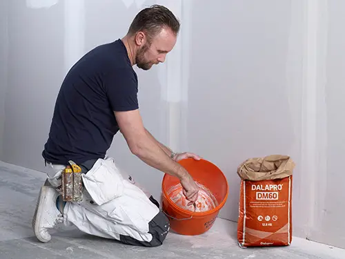 Dalapro DM60 –  Pulverspachtelmasse für die vollflächige Spachtelung